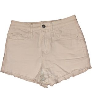 WILD FABLE 00 white high wasted shorts ripped at the bottom